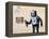 Robot-Banksy-Framed Premier Image Canvas