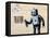 Robot-Banksy-Framed Premier Image Canvas