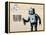 Robot-Banksy-Framed Premier Image Canvas