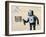 Robot-Banksy-Framed Premium Giclee Print