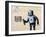 Robot-Banksy-Framed Premium Giclee Print