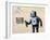 Robot-Banksy-Framed Premium Giclee Print