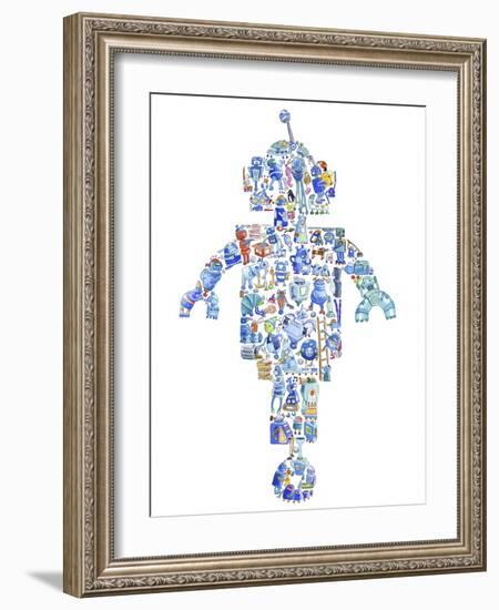 Robot-Louise Tate-Framed Giclee Print