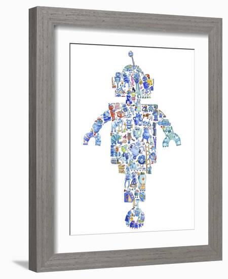 Robot-Louise Tate-Framed Giclee Print