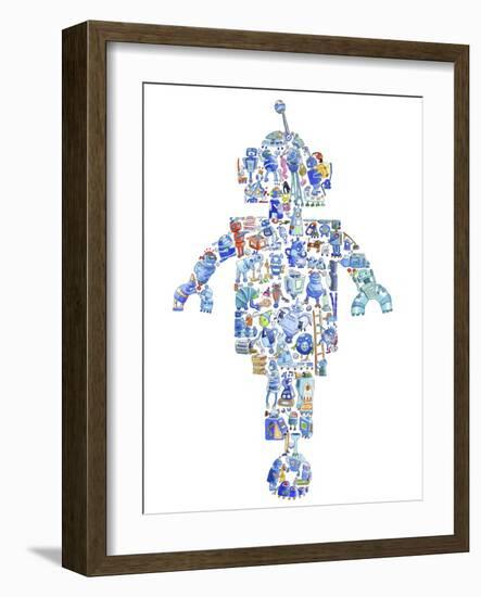 Robot-Louise Tate-Framed Giclee Print