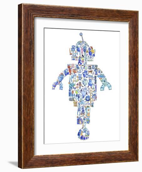 Robot-Louise Tate-Framed Giclee Print