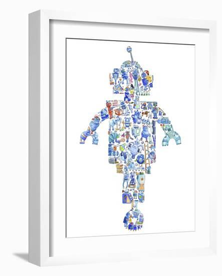 Robot-Louise Tate-Framed Giclee Print