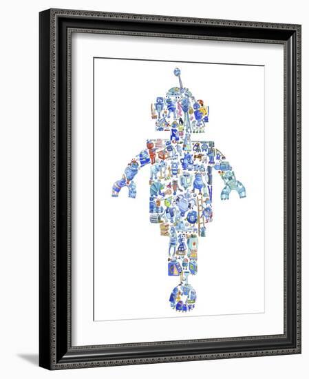 Robot-Louise Tate-Framed Giclee Print
