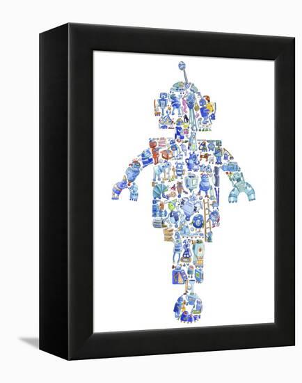 Robot-Louise Tate-Framed Premier Image Canvas