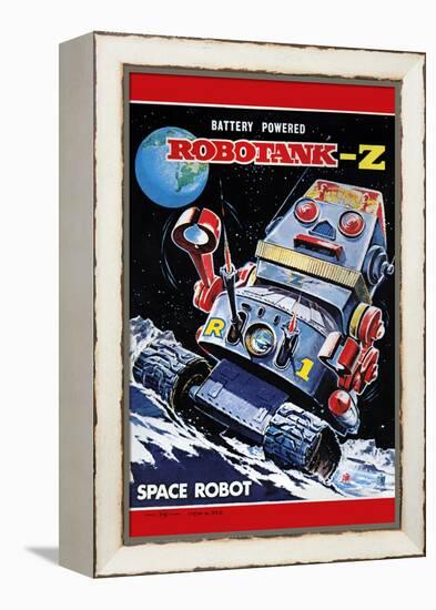 Robotank-Z Space Robot-null-Framed Stretched Canvas