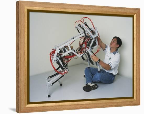 Robotic Dog-Volker Steger-Framed Premier Image Canvas