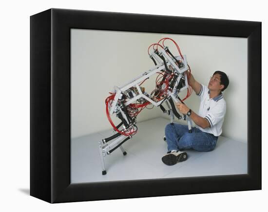 Robotic Dog-Volker Steger-Framed Premier Image Canvas