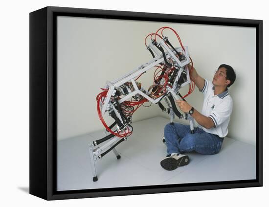 Robotic Dog-Volker Steger-Framed Premier Image Canvas