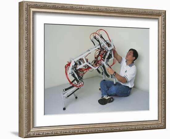 Robotic Dog-Volker Steger-Framed Photographic Print