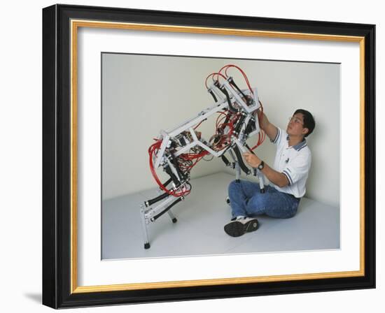 Robotic Dog-Volker Steger-Framed Photographic Print