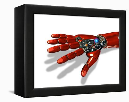 Robotic Hand-Victor Habbick-Framed Premier Image Canvas