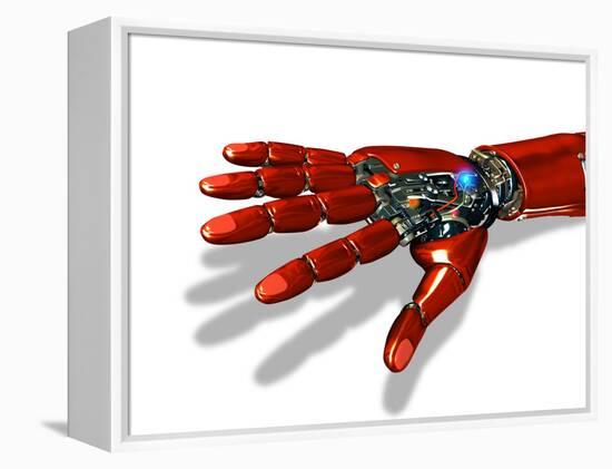 Robotic Hand-Victor Habbick-Framed Premier Image Canvas