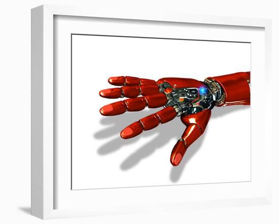 Robotic Hand-Victor Habbick-Framed Photographic Print