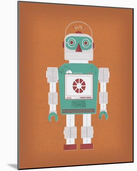 Robotik III-Tom Frazier-Mounted Giclee Print