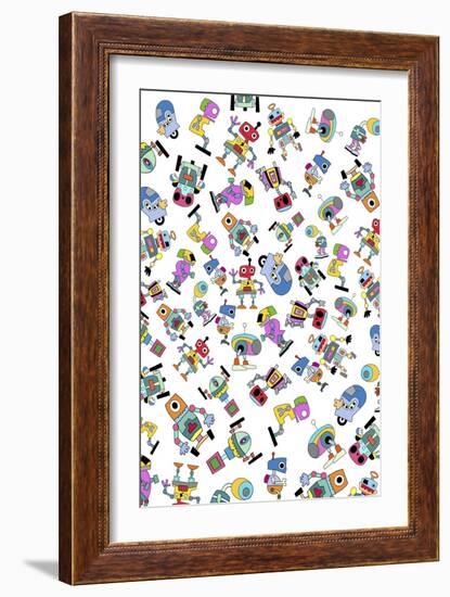 Robots 3-Miguel Balbás-Framed Giclee Print