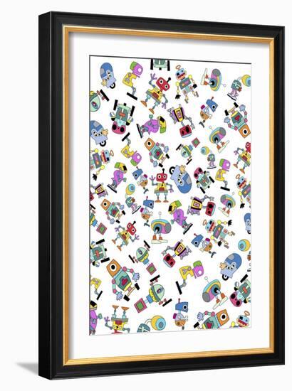 Robots 3-Miguel Balbás-Framed Giclee Print