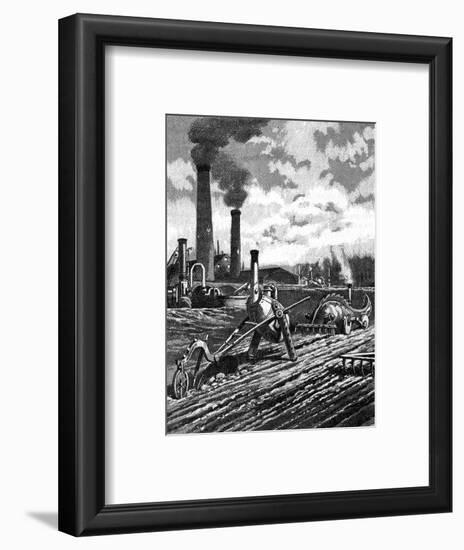 Robots as the Farm Workers of the Future-null-Framed Photographic Print