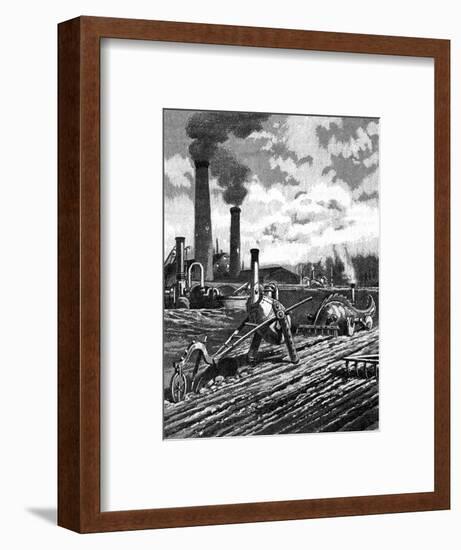 Robots as the Farm Workers of the Future-null-Framed Photographic Print