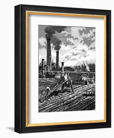 Robots as the Farm Workers of the Future-null-Framed Photographic Print