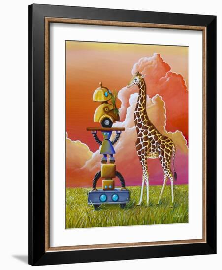 Robots On Safari-Cindy Thornton-Framed Art Print