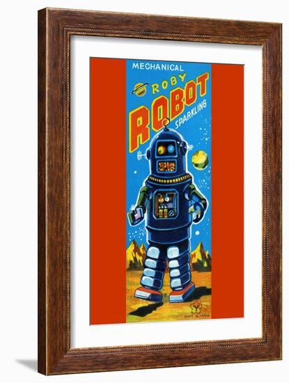 Roby Robot-null-Framed Premium Giclee Print