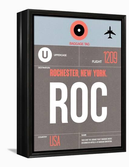 ROC Rochester Luggage Tag II-NaxArt-Framed Stretched Canvas