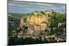 Rocamadour Village Wide Landscape View, France-MartinM303-Mounted Photographic Print