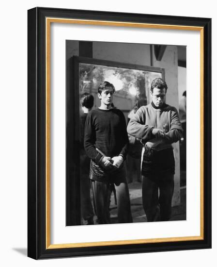"Rocco and his Brothers" (Rocco and ses freres) by Luchino Visconti with Alain Delon and Renato Sal-null-Framed Photo