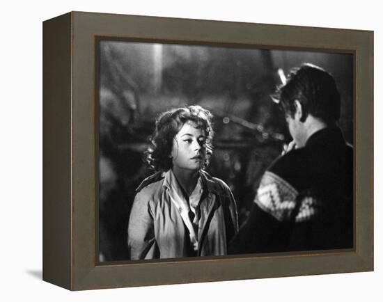 "Rocco and his Brothers" (Rocco and ses freres) by Luchino Visconti with Annie Girardot and Alain D-null-Framed Stretched Canvas