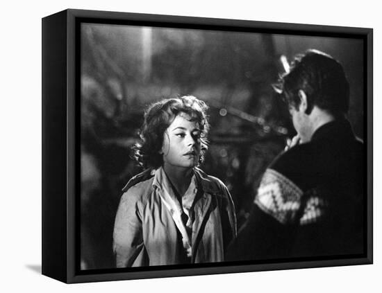 "Rocco and his Brothers" (Rocco and ses freres) by Luchino Visconti with Annie Girardot and Alain D-null-Framed Stretched Canvas