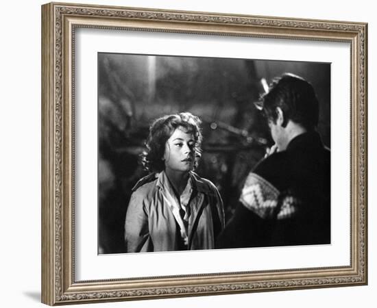 "Rocco and his Brothers" (Rocco and ses freres) by Luchino Visconti with Annie Girardot and Alain D-null-Framed Photo