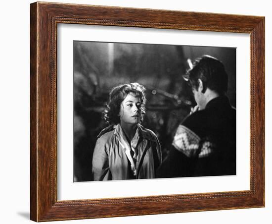 "Rocco and his Brothers" (Rocco and ses freres) by Luchino Visconti with Annie Girardot and Alain D-null-Framed Photo