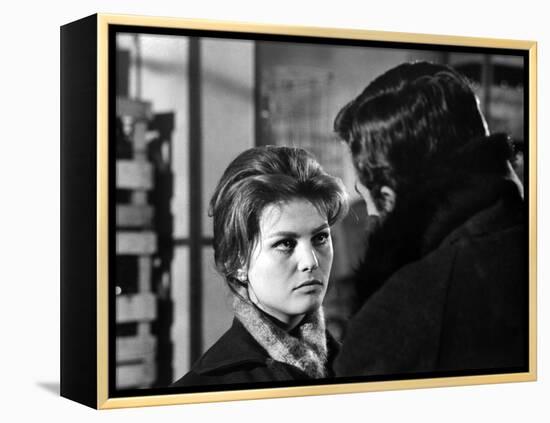 "Rocco and his Brothers" (Rocco and ses freres) by Luchino Visconti with Claudia Cardinale, 1960 (b-null-Framed Stretched Canvas