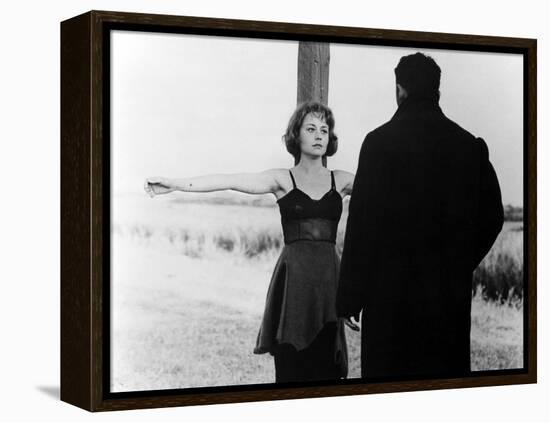 "Rocco and his Brothers" (Rocco and ses freres) by Luchino Visconti with Renato Salvatori and Annie-null-Framed Stretched Canvas