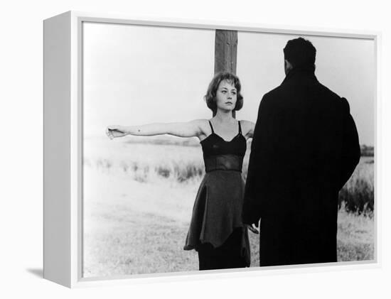 "Rocco and his Brothers" (Rocco and ses freres) by Luchino Visconti with Renato Salvatori and Annie-null-Framed Stretched Canvas