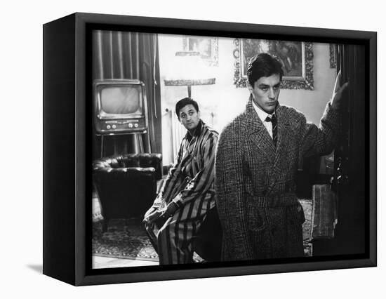 "Rocco and his Brothers" (Rocco and ses freres) by Luchino Visconti with Roger Hanin and Alain Delo-null-Framed Stretched Canvas