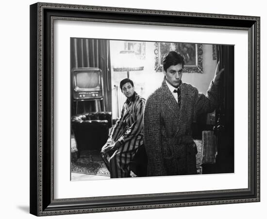 "Rocco and his Brothers" (Rocco and ses freres) by Luchino Visconti with Roger Hanin and Alain Delo-null-Framed Photo