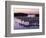 Roche Harbor Marina At dusk, San Juan Island, Washington, USA-Charles Gurche-Framed Photographic Print