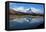 Roche Ronde Reflectsin the Athabasca River, Jasper National Park, Alberta, Canada-Richard Wright-Framed Premier Image Canvas