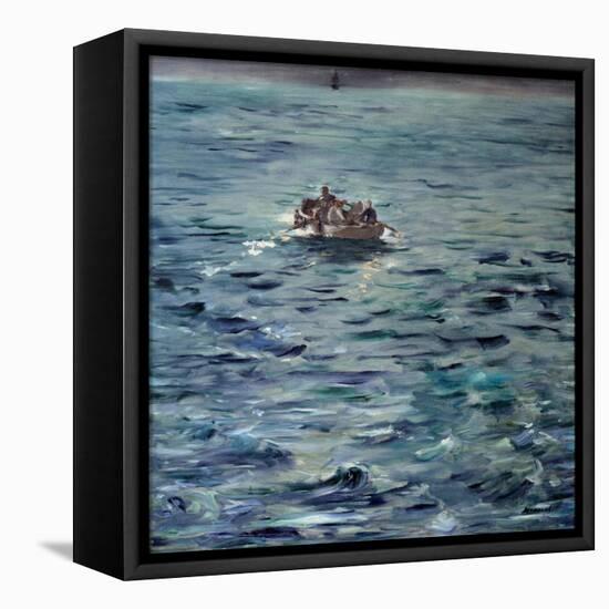 Rochefort's Escape. Henri De Rochefort French Writer (1831-1913) Deporte to the Ducos Peninsula in-Edouard Manet-Framed Premier Image Canvas