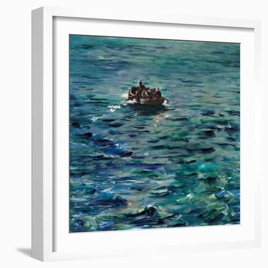 Rochefort's Escape-Edouard Manet-Framed Premium Giclee Print