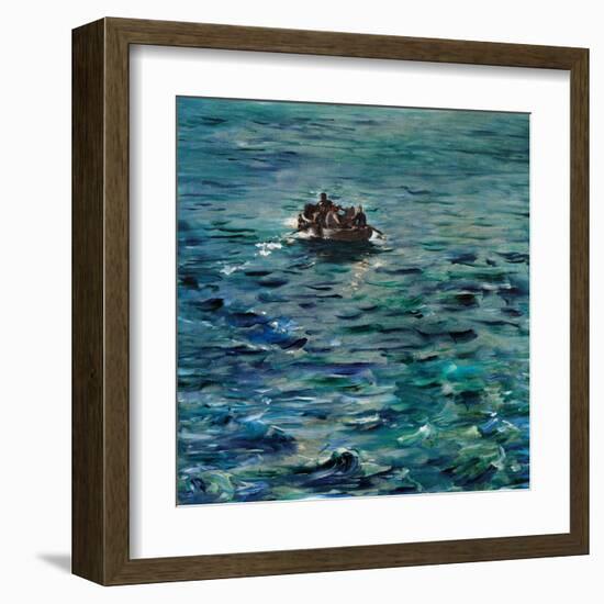 Rochefort's Escape-Edouard Manet-Framed Art Print