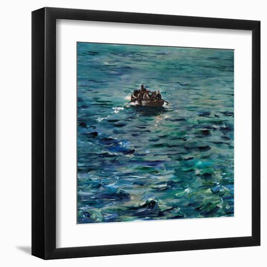 Rochefort's Escape-Edouard Manet-Framed Art Print