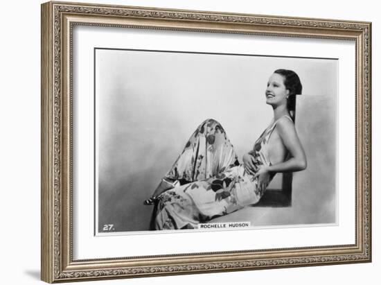 Rochelle Hudson, American Film Actress, C1938-null-Framed Giclee Print