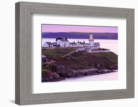 Roches Point Lighthouse, Whitegate Village, County Cork, Munster, Republic of Ireland, Europe-Richard Cummins-Framed Photographic Print